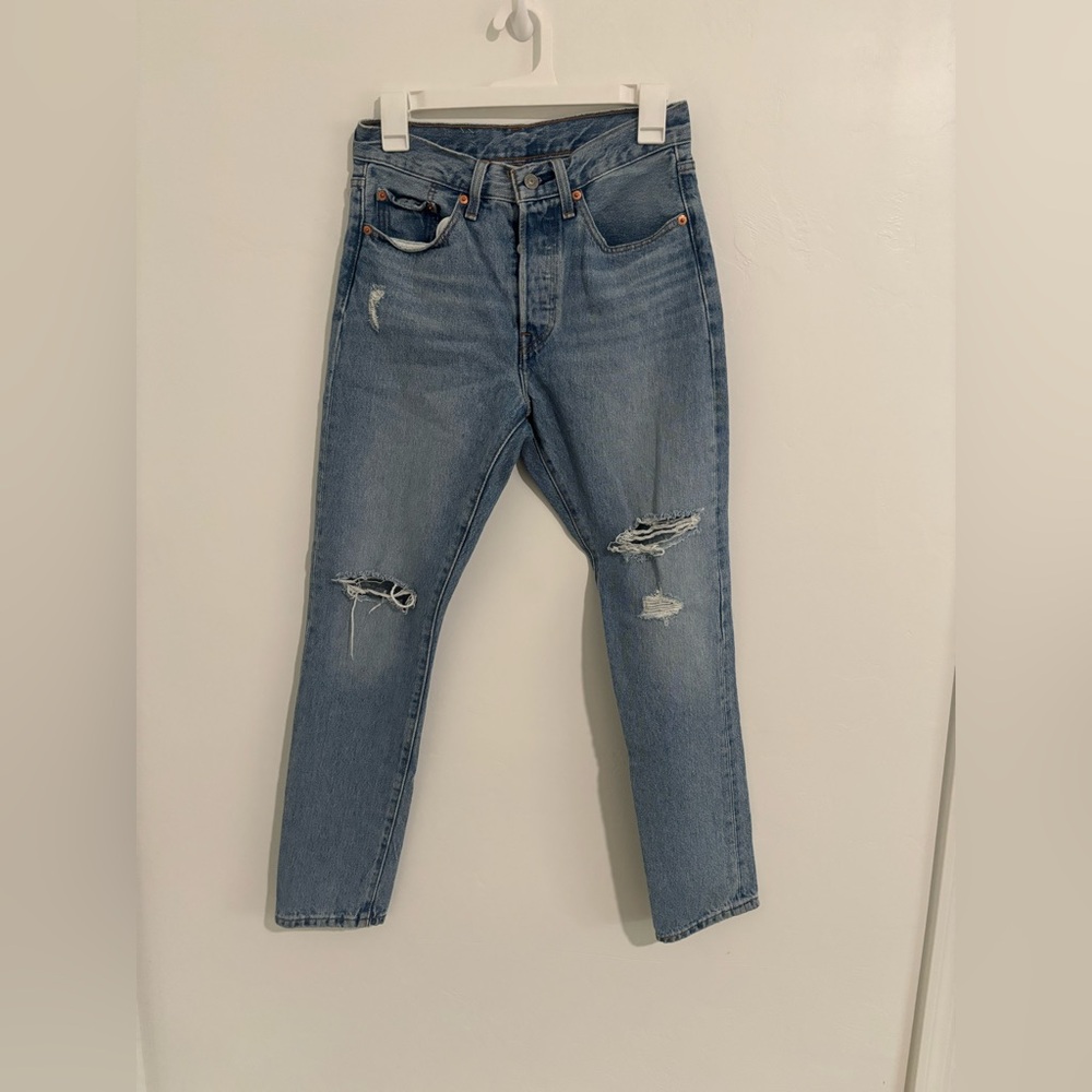 Levi’s 501 Skinny Distressed Jeans W26 L28